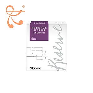 D'Addario Bb Clarinet Reed - Reserve Classic - Box of 10