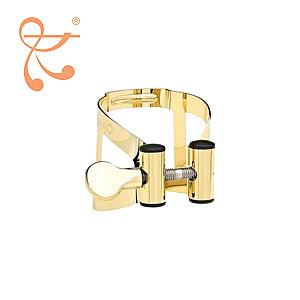 Vandoren Alto Saxophone Ligature - MO - Gold Lacquer