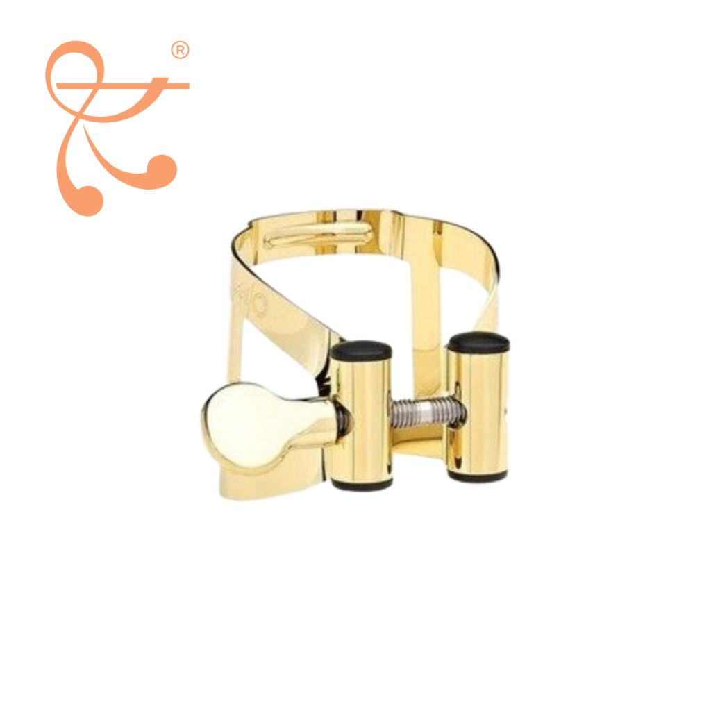 Vandoren Alto Saxophone Ligature - MO - Gold Lacquer