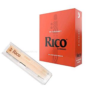 Rico by D'Addario Bb Clarinet Reed - Box of 10 2.0/2.5/3.0