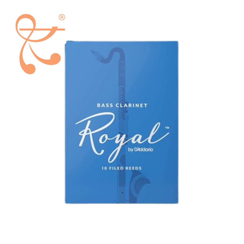 Rico Royal Bass Clarinet Reed - Box of 10 - 2.5/ 3.0