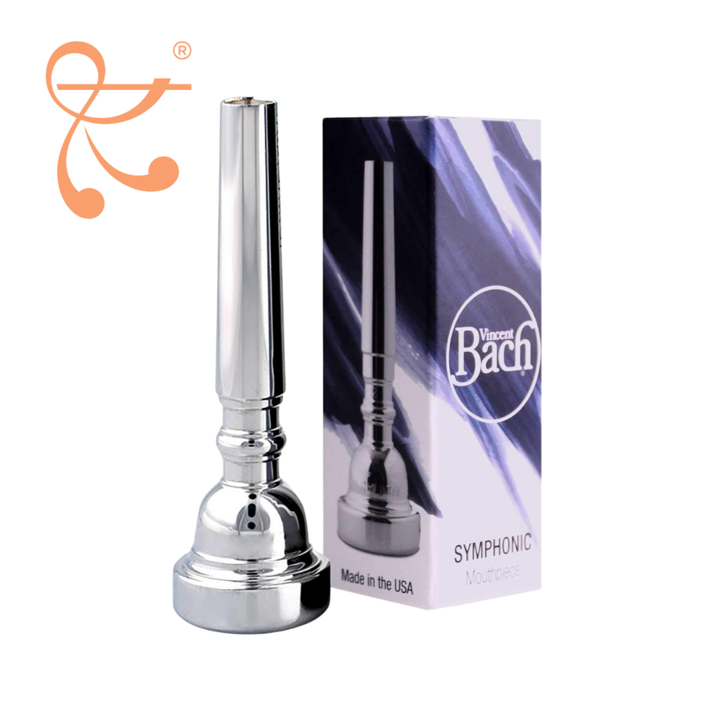 Bach Trumpet Mouthpiece 1C6 Symphonic Series - Silver Plated