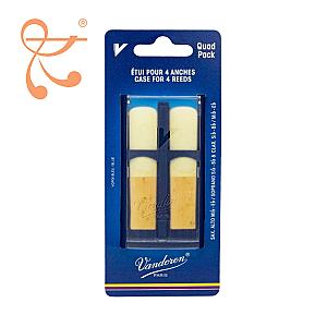 Vandoren Eb/Bb Clarinet and Alto/Soprano Saxophone Reed Case - 4 Reeds