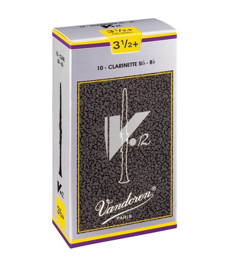Vandoren V12 Bb Clarinet Reed - Box/ Loose Pack - 2.5/ 3.0/ 3.5/ 3.5+