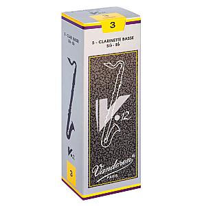 Vandoren V12 Bass Clarinet Reed - Box/ Loose Pack - 2.5/ 3.0/ 3.5