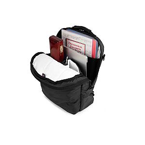 Altieri Flutes and Laptop Backpack - Black