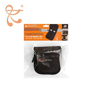 Protec Trumpet Mouthpiece Pouch - Nylon With Zipper Closure - 2 Piece