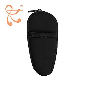 Protec Tuba & Tenor Saxophone Single Neoprene Mouthpiece Pouch (Black/ Red)