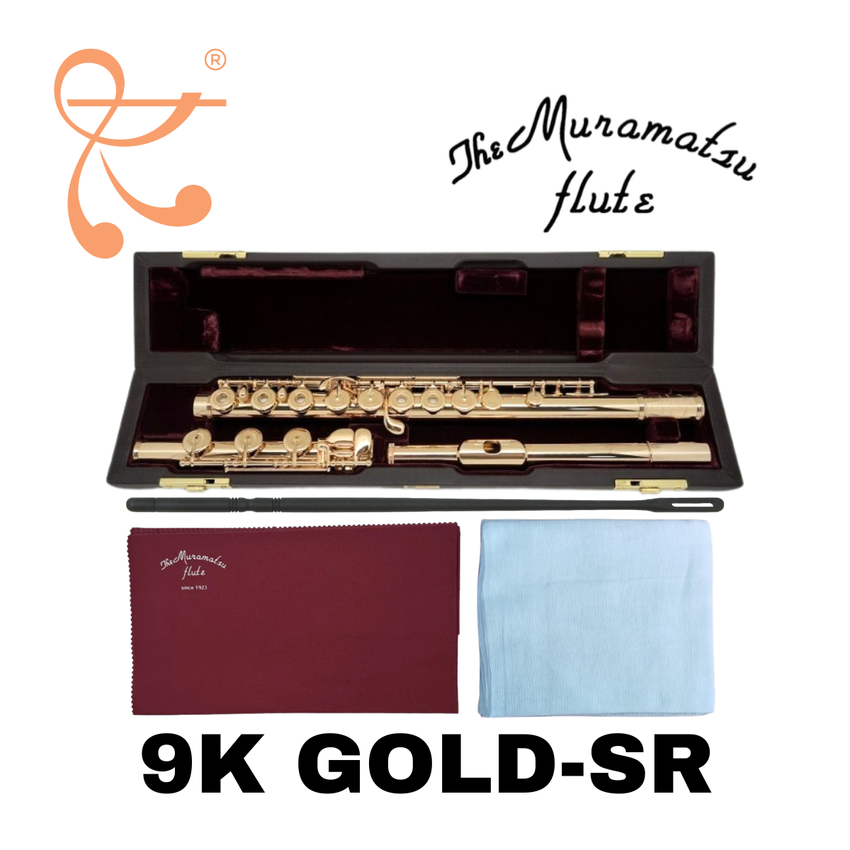 New Muramatsu Flute, Professional Model 9K Gold-SR
