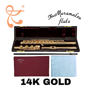 New Muramatsu Flute, Professional Model 14K Gold