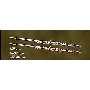 New Muramatsu Flute, Professional Model 14K Gold