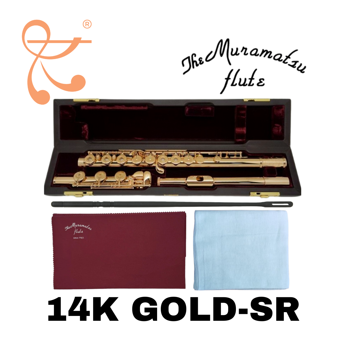 New Muramatsu Flute, Professional Model 14K Gold-SR