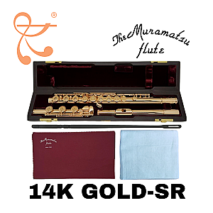 New Muramatsu Flute, Professional Model 14K Gold-SR