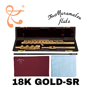 New Muramatsu Flute, Professional Model 18K Gold-SR
