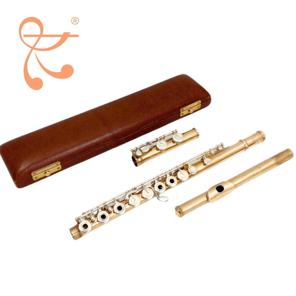 Sankyo Flute CF901 Professional Model Siver Keys & 14K Gold Flute