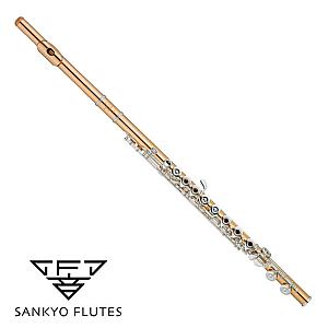 Sankyo Flute CF901 Professional Model Siver Keys & 14K Gold Flute