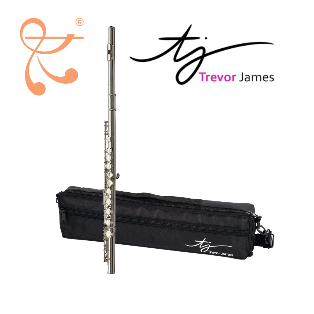Trevor James Flute TJ5xE 3005EW/3005REW Student Model Silver-Plated Flute (Open/Closed Hole)