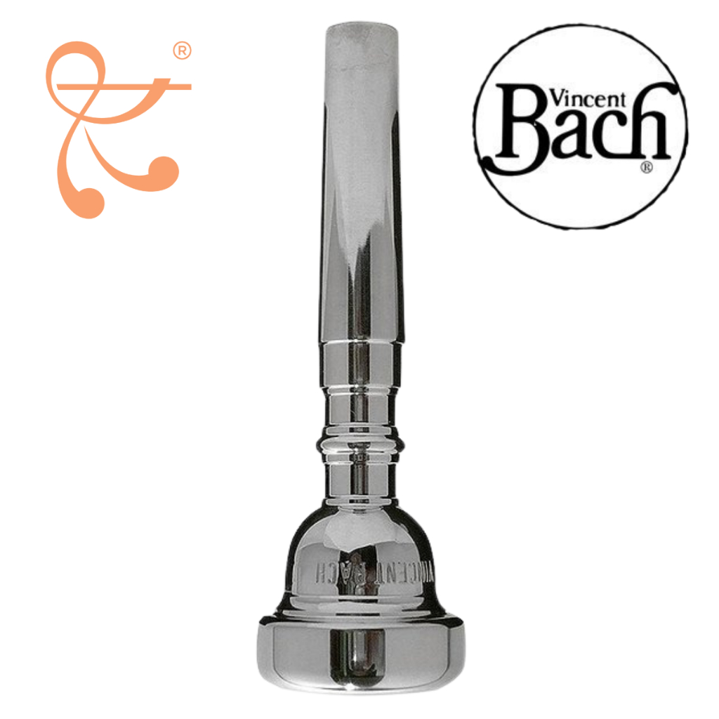 Bach Trumpet Mouthpiece 1C/ 1.25C/ 1.5C/ 3C/ 5C (Silver Plated/ Gold Plated Rim/ Full Gold Plated)