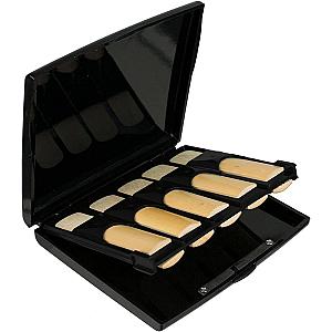 Protec Alto/Tenor Saxophone Reed Case Opaque Black - 10 Reeds