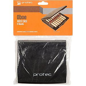 Protec Oboe Black Reed Case - 8 Reeds
