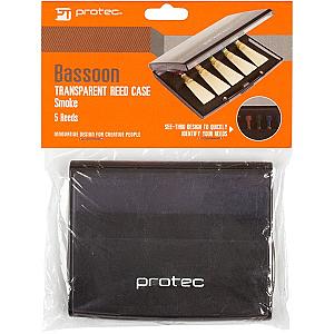 Protec Bassoon Black Reed Case - 5 Reeds