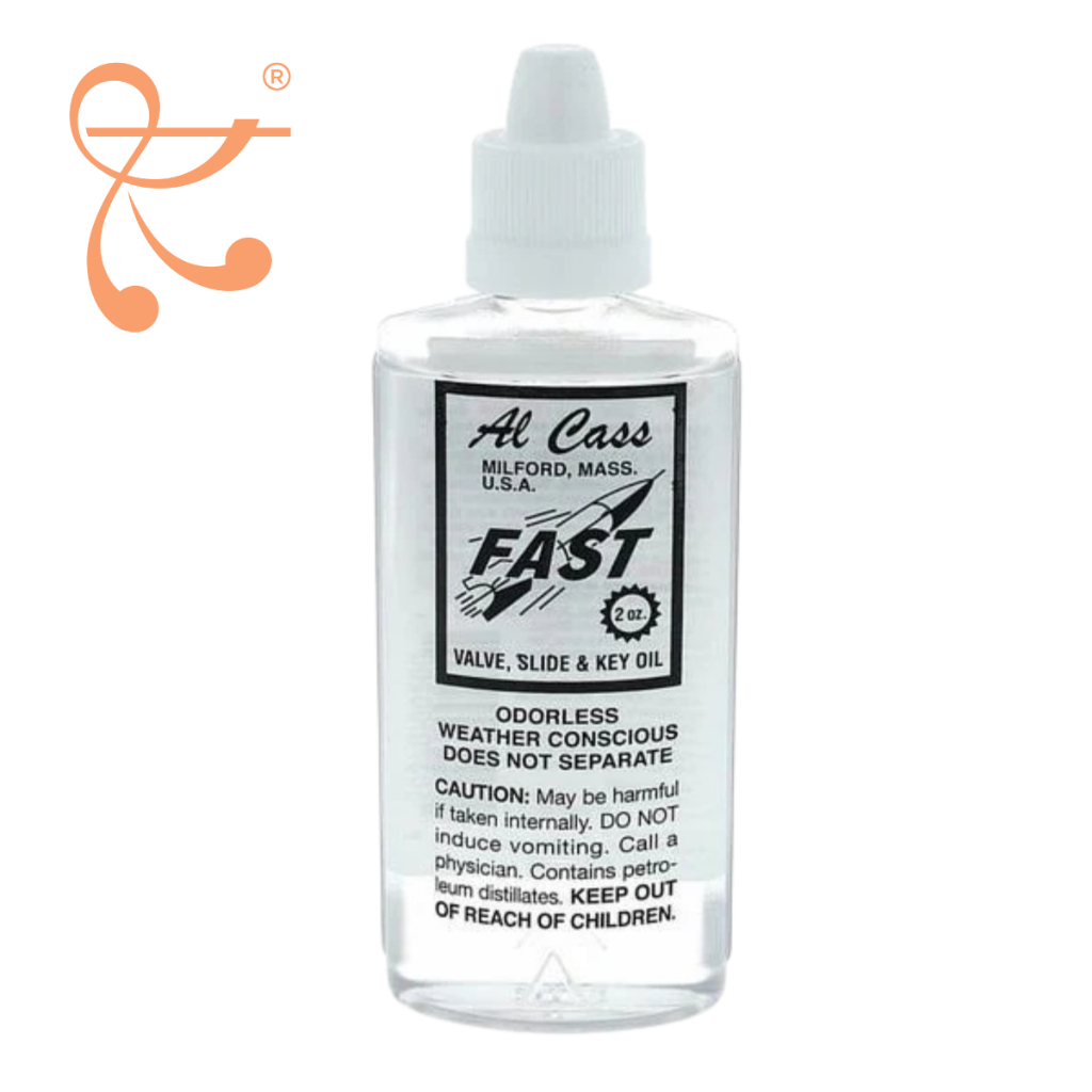 Al Cass Brass Musical Instrument Fast for Valve, Slide & Key Oil