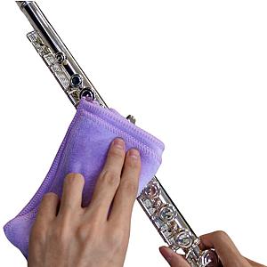 Universal Music Instrument Cleaning Cloth (13''x13'') - Pink/Purple/Blue/Yellow