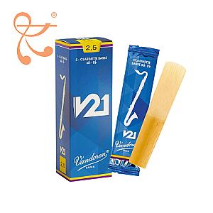 Vandoren V21 Bass Clarinet Reed - Box of 5/ Loose Pack
