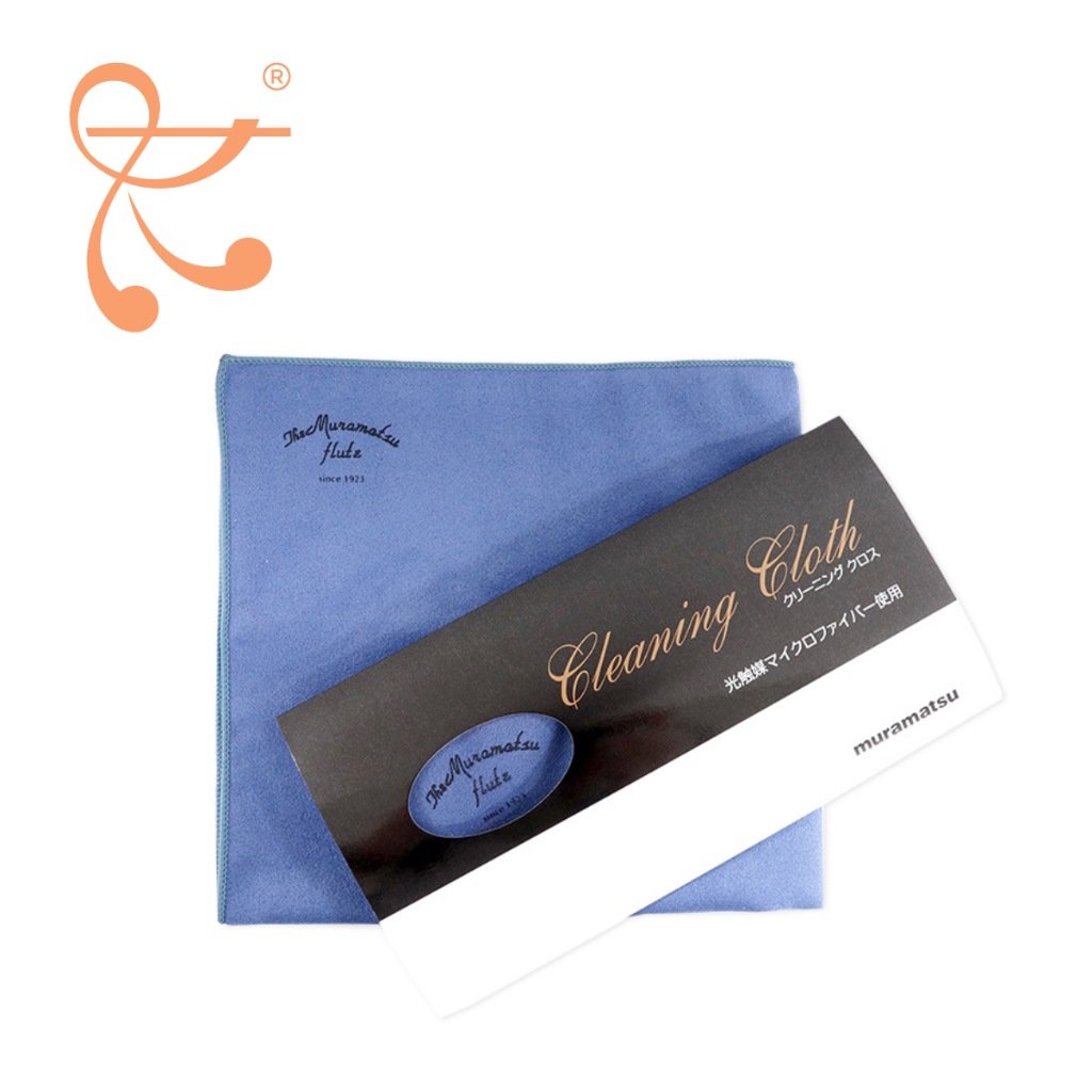 Muramatsu Flute Cleaning Cloth Dark Purple/ Blue